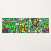 Nostalgie der 90er Jahre, Straßennostalgie Yogamatte (Rückseite (Horizontal))
