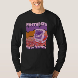 Nostalgie Die 90er Edition Computer Retro 90er Vap T-Shirt