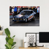 Nostalgie Funny Car Poster (Heimbüro)