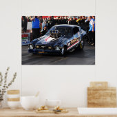 Nostalgie Funny Car Poster (Küche)