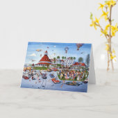 NOSTALGIE, HOTEL DEL CORONADOCALIFORNIA KARTE (Gelbe Blume)