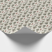 Nostalgie im Schnee Geschenkpapier (Ecke)