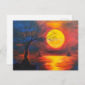 Nostalgie Postkarte (Vorne/Hinten)