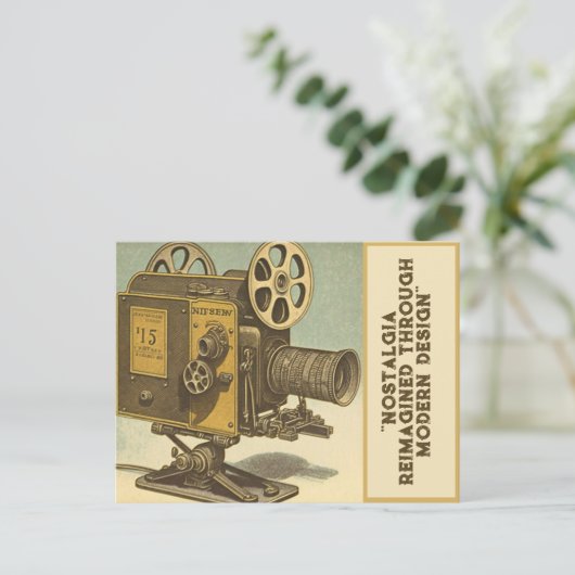 Nostalgie Postkarte (Stehend Vorderseite)