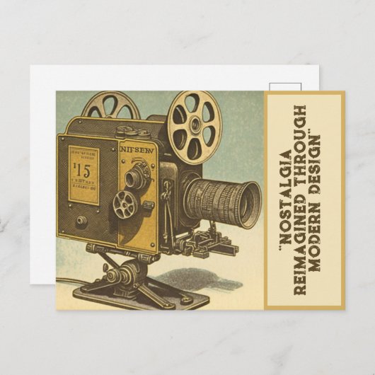 Nostalgie Postkarte (Vorne/Hinten)