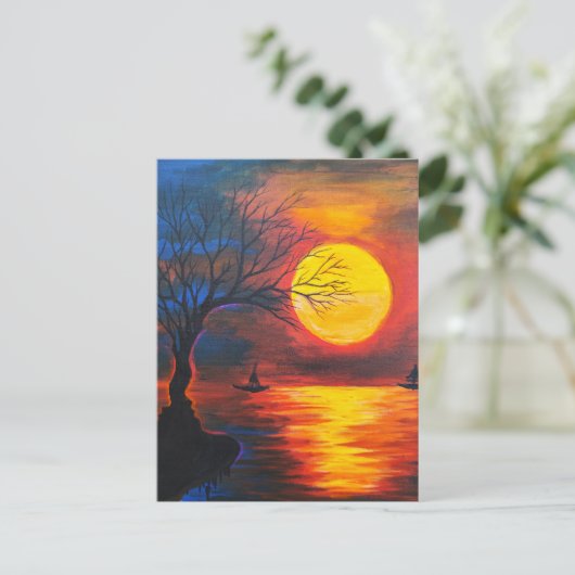 Nostalgie Postkarte (Stehend Vorderseite)