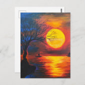 Nostalgie Postkarte (Vorne/Hinten)