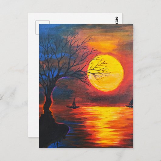 Nostalgie Postkarte (Vorne/Hinten)