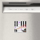 Nostalgie SockHop ... Erinnern Sie sich an die 50e Magnet (In Situ (Geschirrspüler))