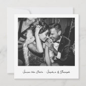 Nostalgie | Sofortbild-Look Hochzeit Save The Date (Vorderseite)