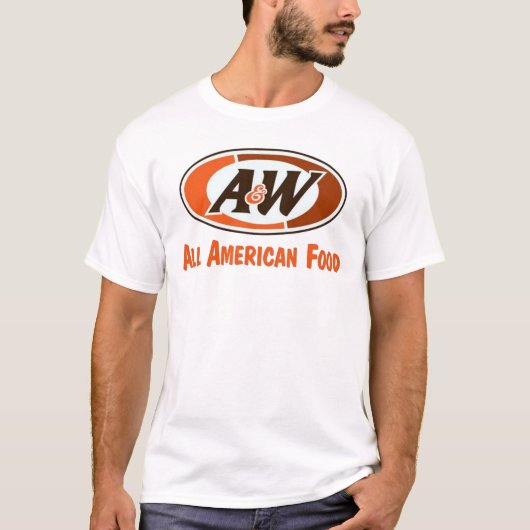 Nostalgie-T-Shirt das A&W der Männer T-Shirt (Vorderseite)