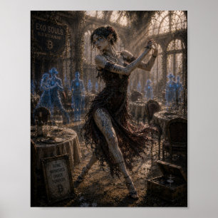 Nostalgie / Tangotänzer / Altes Restaurant Poster