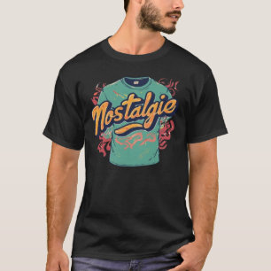Nostalgie Vintage Retro Graffiti T-Shirt Streetwea