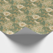 Nostalgisch Florals in Vintag Hues Geschenkpapier (Ecke)
