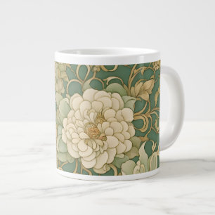 Nostalgisch Florals in Vintag Hues Jumbo-Tasse