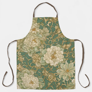 Nostalgisch Florals in Vintag Hues Schürze