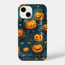 Nostalgisch Halloween Pumpkin iPhone 14 Hülle