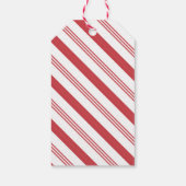 Nostalgisch Holidays Red White Nutcracker Geschenkanhänger (Rückseite)