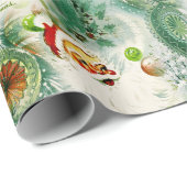 Nostalgisch Kitschmas Geschenkpapier (Rolleneckpunkt)