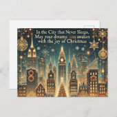 Nostalgisch New York Weihnachten - Ikonischer Feie (Vorne/Hinten)