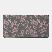 Nostalgisch, rosa, blumengeschmückt, französisches schreibtischunterlage (Vorderseite)