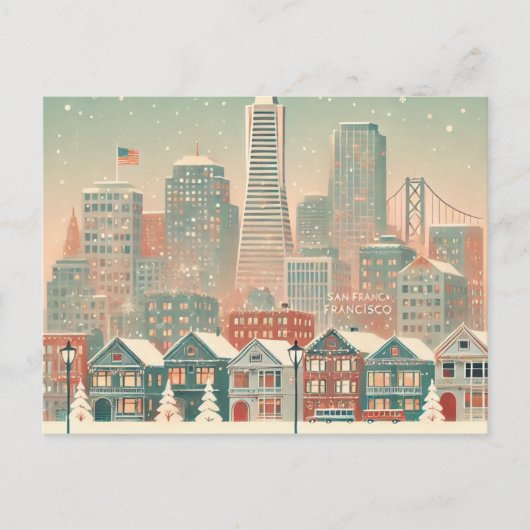 Nostalgisch San Francisco Weihnachten - Holliday C (Vorderseite)