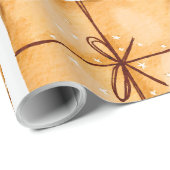 Nostalgisch Winter Cinnamon Pine Weihnachten Geschenkpapier (Rolleneckpunkt)