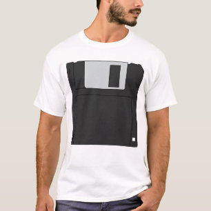 Nostalgische 3½ Zoll Diskette Retro Floppy Disk T-Shirt