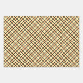 Nostalgische 70er Jahre Print in Retro Shades Geschenkpapier Set (Vorderseite 2)