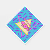 Nostalgische 90er Geburtstagspartei Serviette (Ecke)