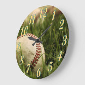Nostalgische Baseball Große Wanduhr (Winkel)