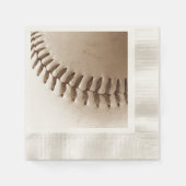 Nostalgische Baseball-Stitches Serviette (Vorderseite)