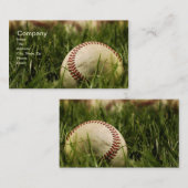 Nostalgische Baseball Visitenkarte (Vorne/Hinten)