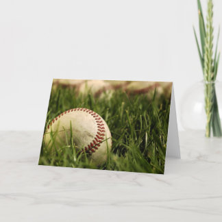 Nostalgische Baseballs Karte