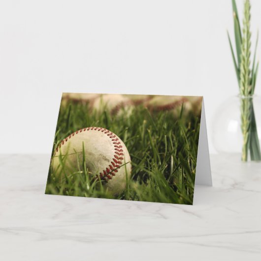 Nostalgische Baseballs Karte (Vorderseite)