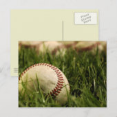 Nostalgische Baseballs Postkarte (Vorne/Hinten)