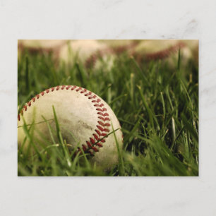 Nostalgische Baseballs Postkarte