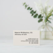 Nostalgische Berufliche Visitenkarte (Stehend Vorderseite)