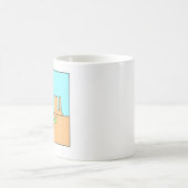 Nostalgische Cartoon-Schlange Kaffeetasse (Mittel)