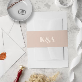 Nostalgische Charm Retro Wedding Einladungsbanderole