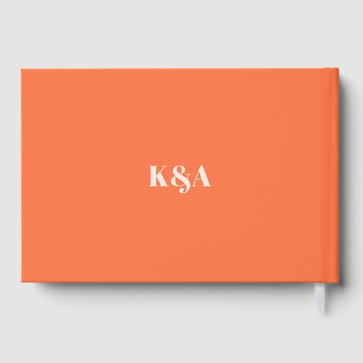 Nostalgische Charm Retro Wedding Gästebuch (Rückseite)