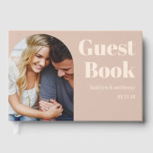 Nostalgische Charm Retro Wedding Gästebuch (Vorderseite)