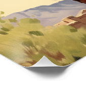 Nostalgische Cowgirl Adornants: Wild West Whispers Poster (Ecke)