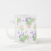 Nostalgische Düfte des Sommer-Pattern-Glasmugs Mattglastasse (Links)
