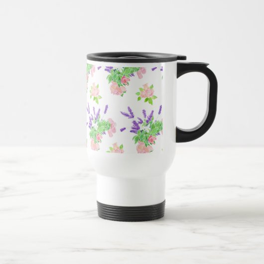 Nostalgische Düfte des Sommer-Pattern-Reisebecher Reisebecher (Rechts)