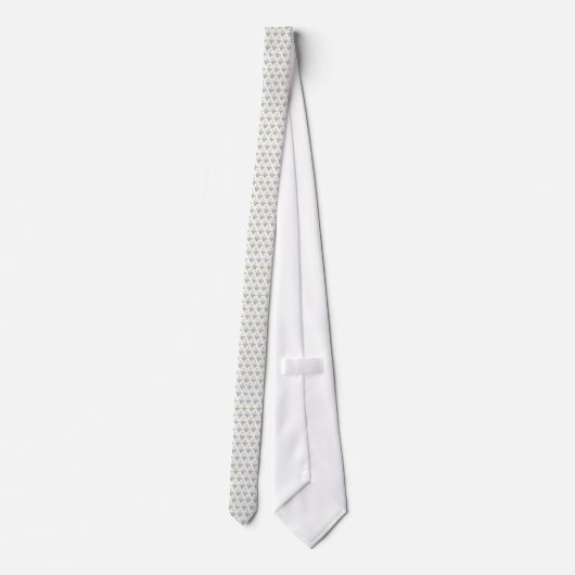 Nostalgische Düfte von Sommermustern Necktie Krawatte (Rückseite)