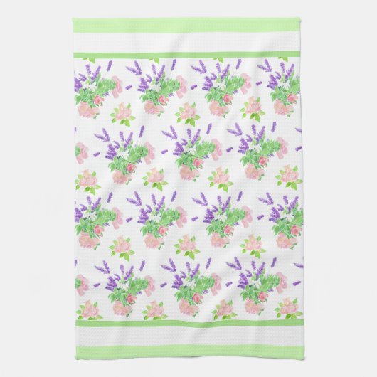 Nostalgische Düfte von Summer Pattern Kitchtuch Geschirrtuch (Vertikal)