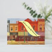 Nostalgische Einladung (Stehend Vorderseite)