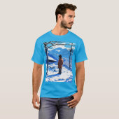 Nostalgische Einsamkeit - Ästhetik der 90er Jahre T-Shirt (Vorne ganz)