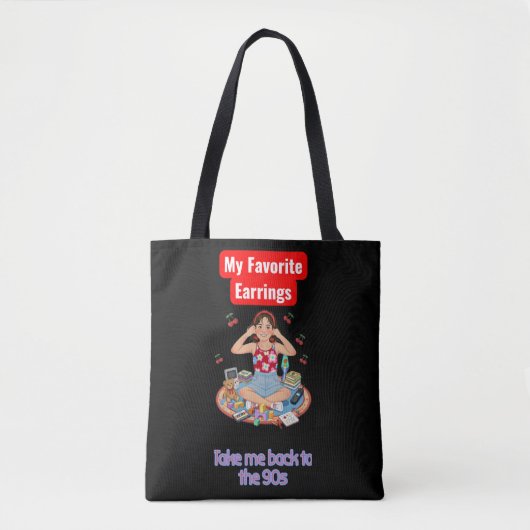 Nostalgische Erinnerungskunst Tasche (Vorderseite)